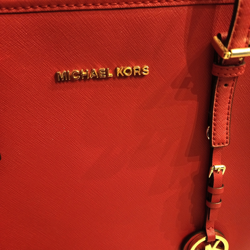 Michael Kors Red Tote Bag - Picture 6 of 16